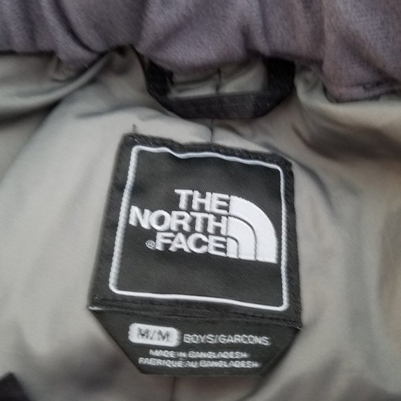 North Face Boys Black Medium Ski Snow Pants Bibs M
